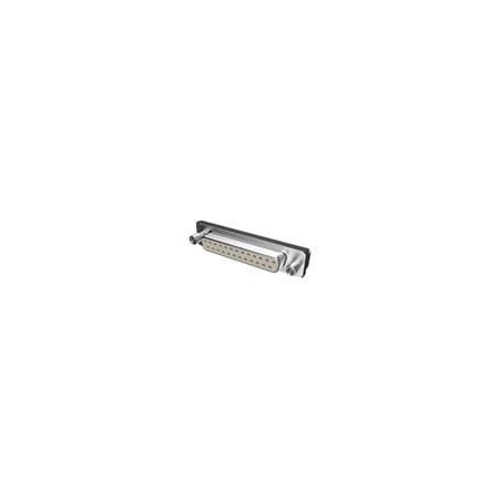 Fci D Subminiature Connector, 9 ContactS, Male, 0.108 Inch Pitch, Solder Terminal, No 4-40, Receptacle D09P33E4GX00LF